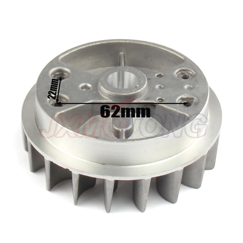 Производительность PULL START алюминиевая Шестерня маховик 33cc 43cc 47cc 49cc карманный велосипед 50cc ATV мини для мотоциклов, квадроциклов Потяните стартер