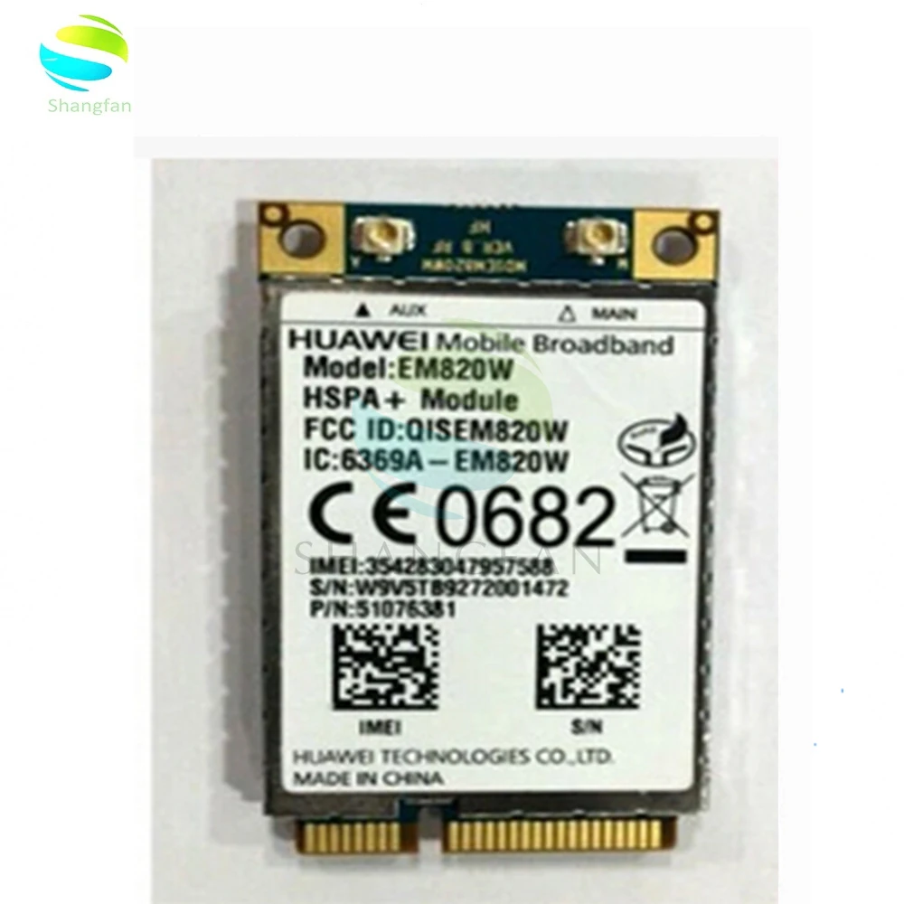 3G модуль для HuaWei EM820W Mini PCI e HSPA + 21 Мб GPS Беспроводная WWAN Wi Fi Wlan карта|Сетевые карты| |