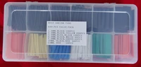 6 color 7 size 650pcs heat shrink tubing kit insulation sleeving shrink ratio 21 series