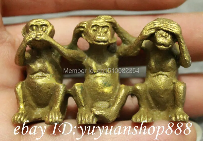 Фольклорная китайская латунная скульптура со знаками Зодиака и богатства 3|sculpture
