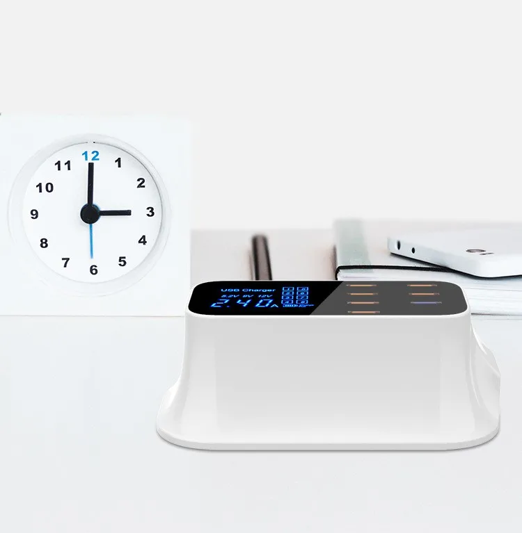 Зарядное устройство QC3.0USB с цифровым дисплеем интеллектуальная интегральная