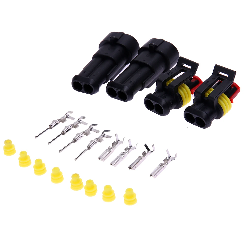 10 комплектов герметичный водонепроницаемый разъем для автомобиля IP65 авто набор