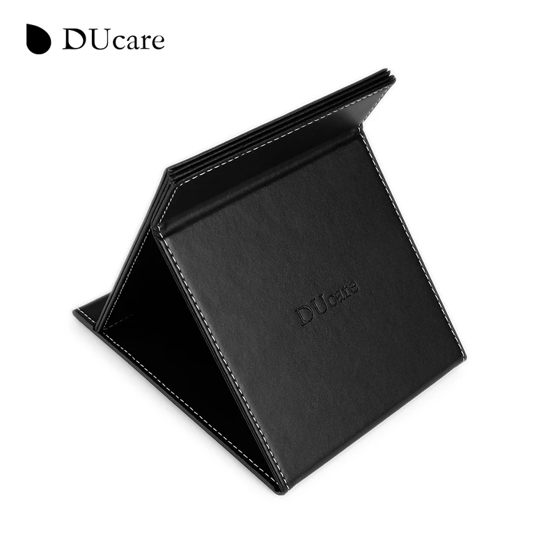 DUcare 1 шт. Новое корейское модное кожаное косметическое зеркало из искусственной