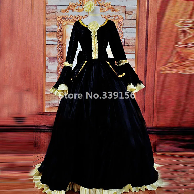 Викторианское эдвардиановое готическое платье в стиле стимпанк бальное