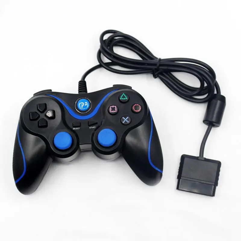 Проводной джойстик/геймпад для PS2 контроллера Sony Playstation 2 Джойстик двойная
