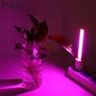 Светодиодная лампа для выращивания растений, 5 В, 27 Светодиодный одов, 14 светодиодов, USB, 4,8 Вт, 2,5 Вт