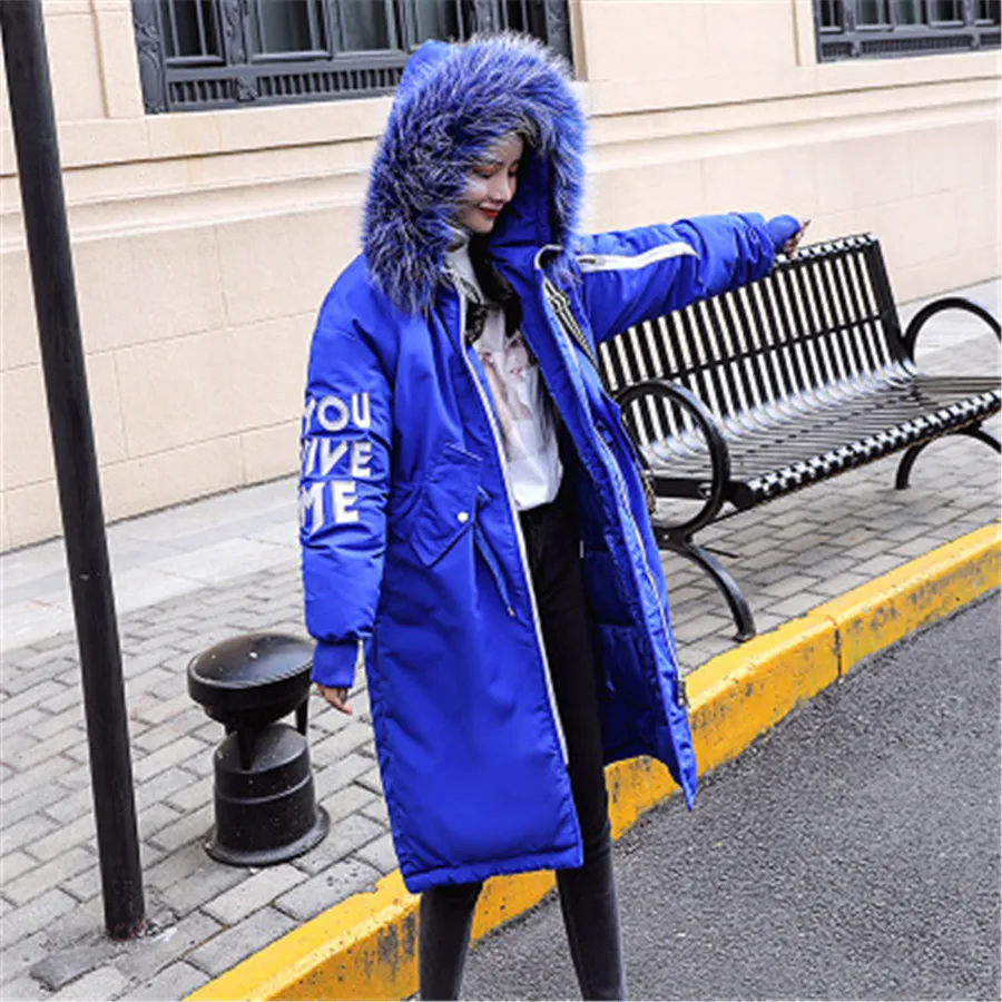 Новая Корейская версия длинный отрезок Хлопок Подкладка Большой размер