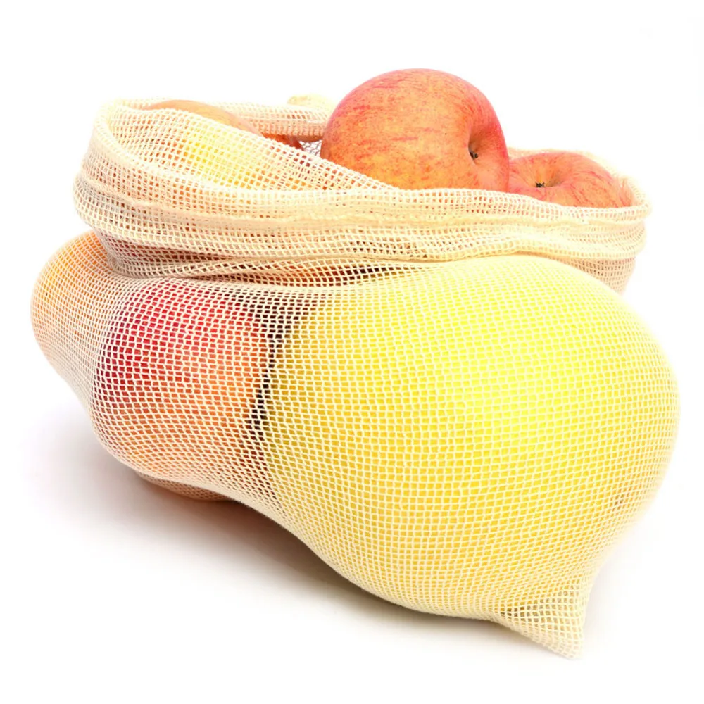 1 шт. многоразовые хлопковые сумки для овощей дома кухни хранения фруктов и