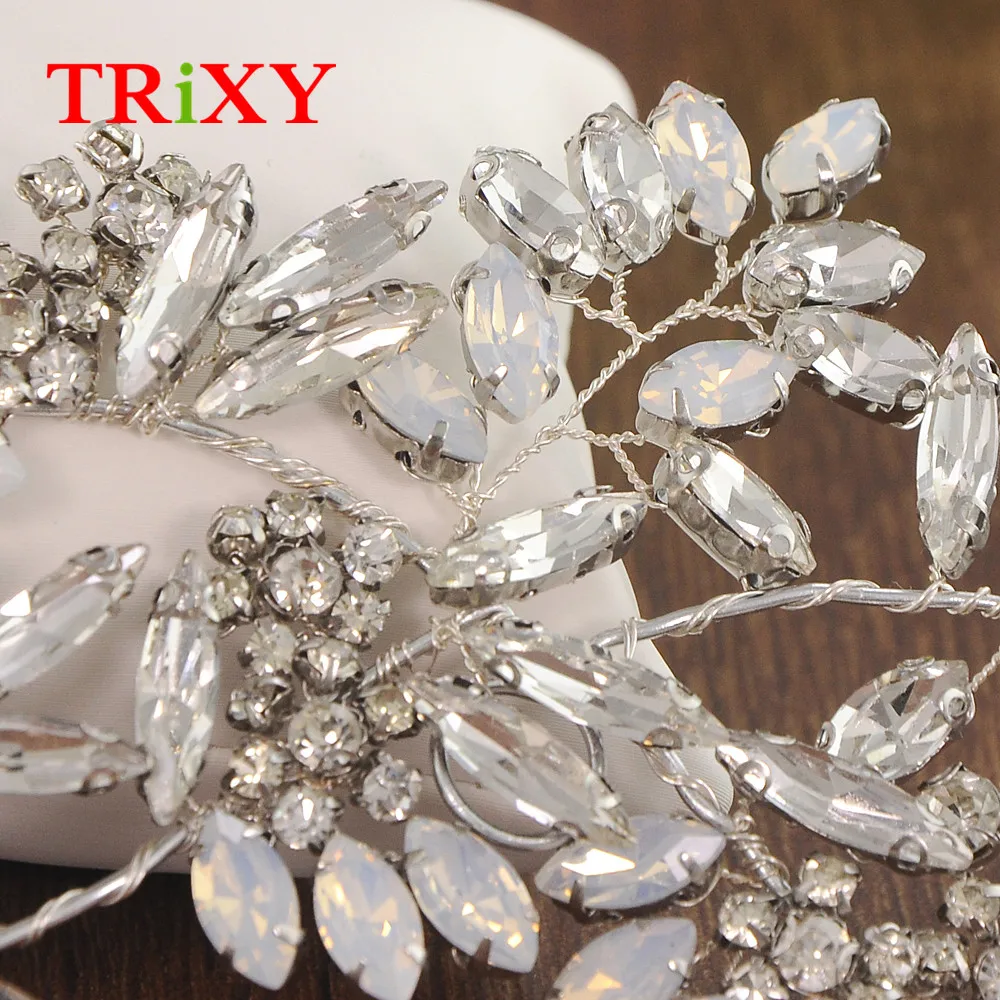 TRiXY H78 женские очаровательные свадебные аксессуары, стразы, жемчуг, бисер, свадебные аксессуары для свадьбы/Вечеринки