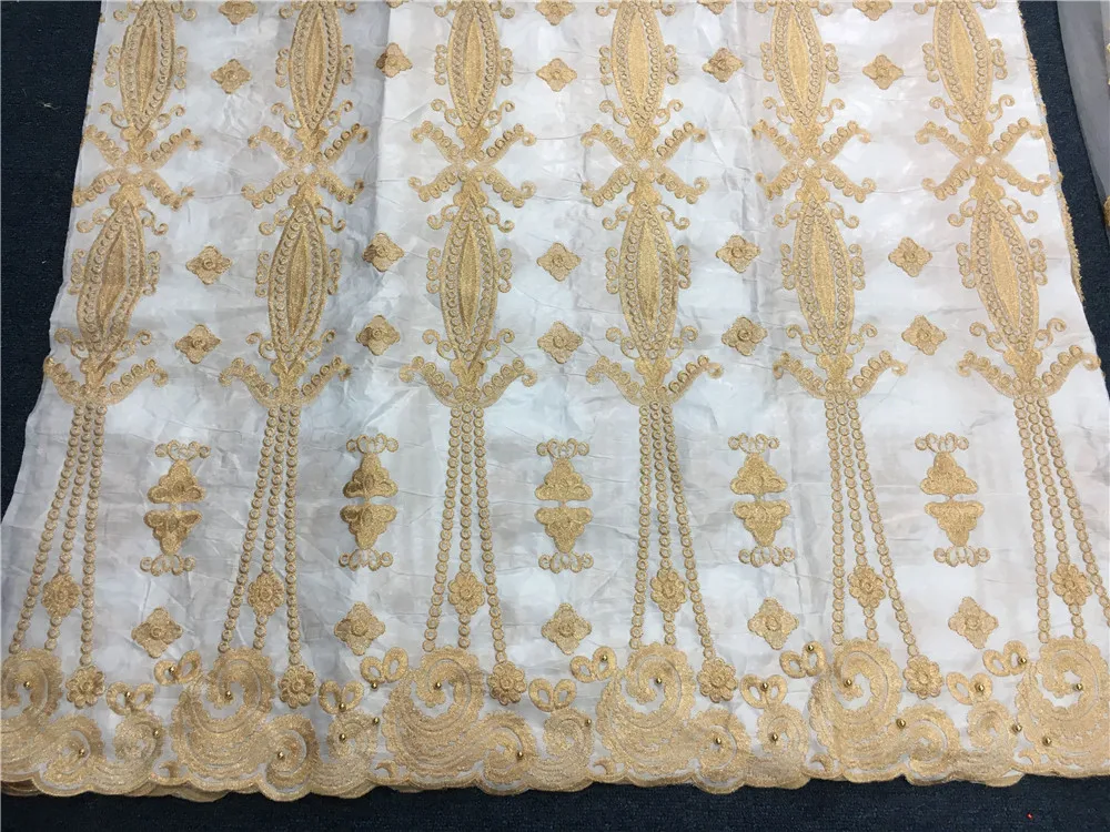 LIULANZHI bazin riche getzner 2018 белая хлопчатобумажная ткань tissu жаккардовая парчовая с