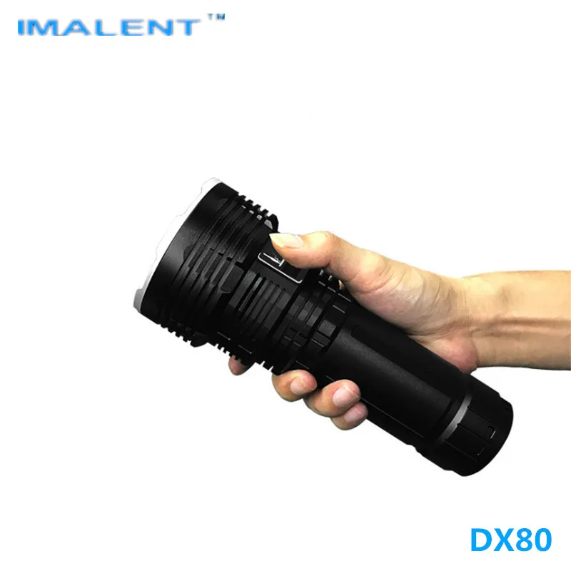 Imalent DX80 32000LM 806 м 18650 аккумулятор светодиодный фонарик лампа USB быстрая зарядка 8 шт.