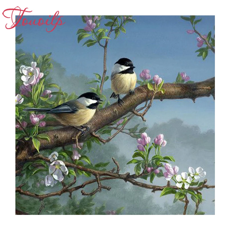 

"Bird flower" Diamond Painting 5D DIY Diamond Cross Stitch Full spuare&Round Resin Mosaic Embroidery Painting Decoration insect