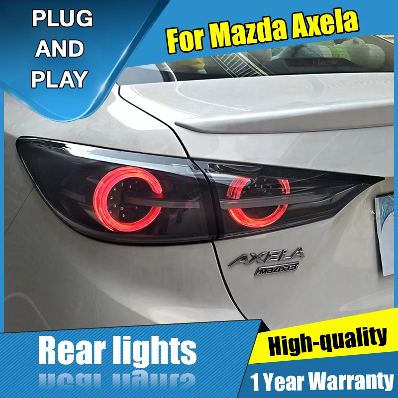 4 шт. автомобильный Стайлинг для Mazda Axela хвост светильник s 2014 2018 светодиодный