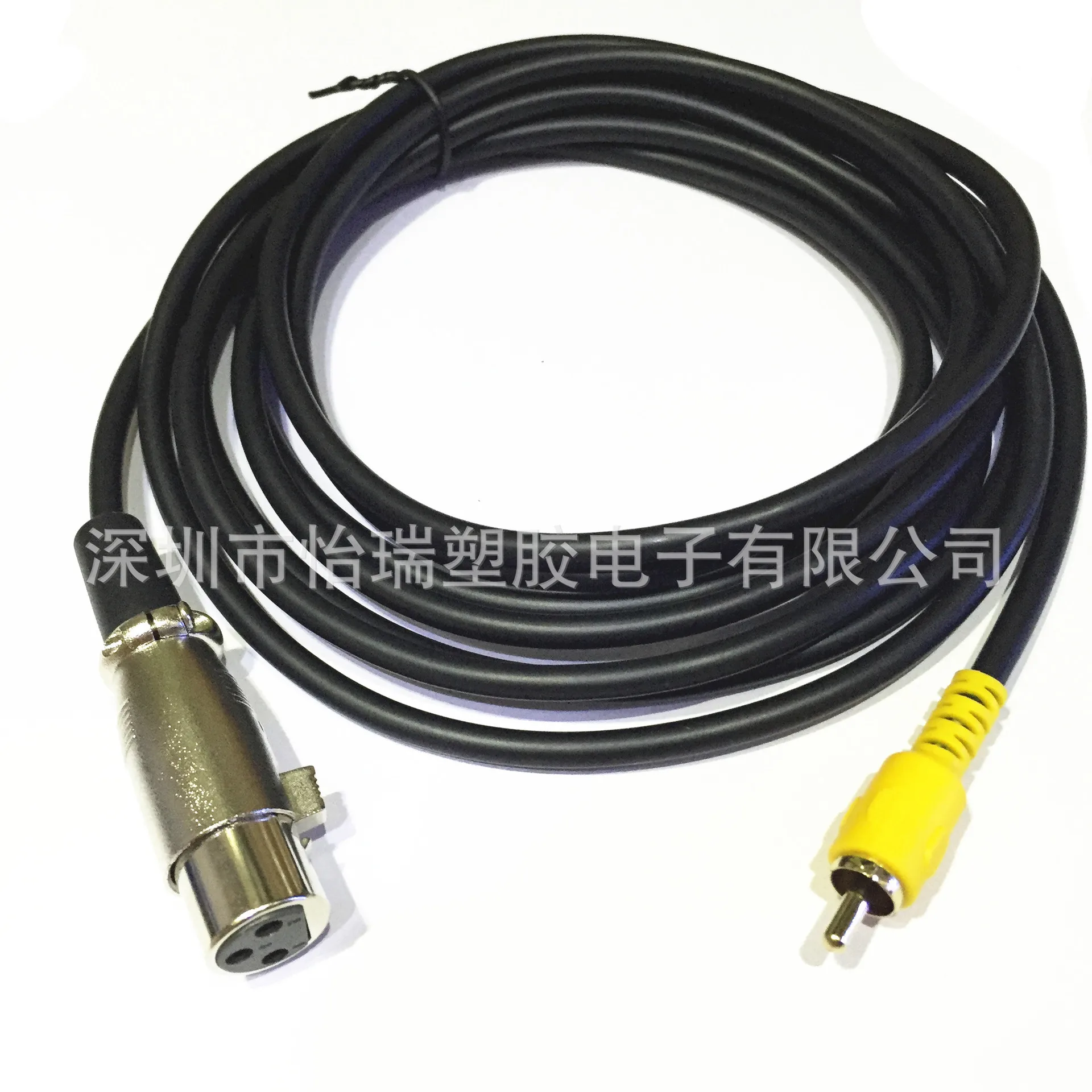 RCA к XLR лотоса карты Активный монитор линейных небалансных баланс аудио кабель 4 5