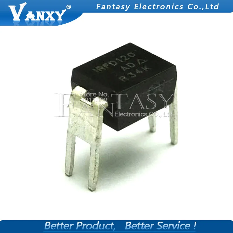5 шт. IRFD120 DIP4 IRFD120PBF DIP 4 IRF120 новый оригинальный|Интегральные схемы| |