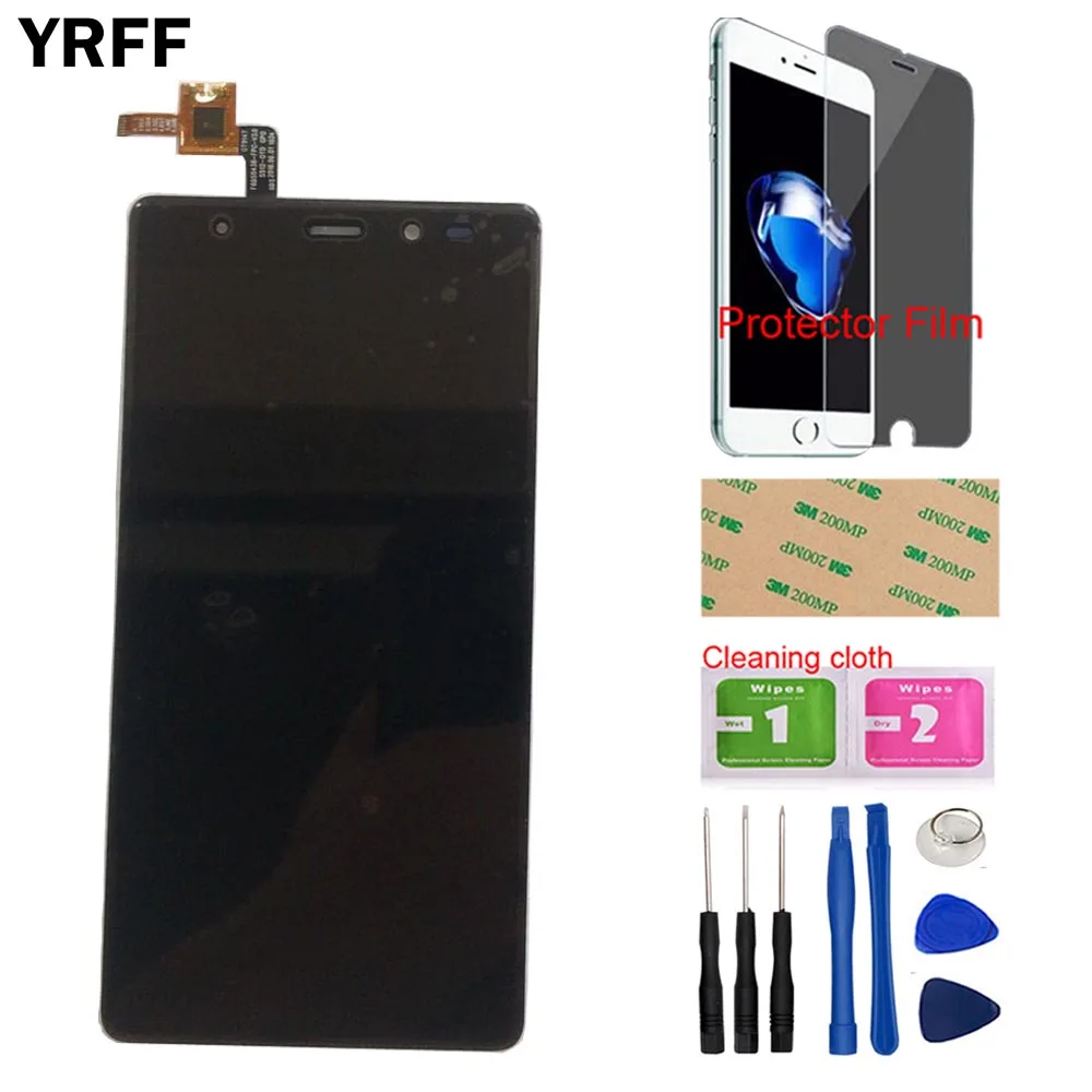 YRFF мобильный оригинальный ЖК дисплей сенсорный экран для Leagoo T1 дигитайзер панель