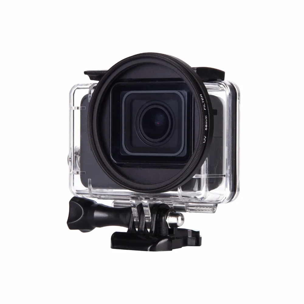 58 мм UV CPL фильтр для Go Pro Hero 5 переходное кольцо очков Защитная крышка объектива Gopro