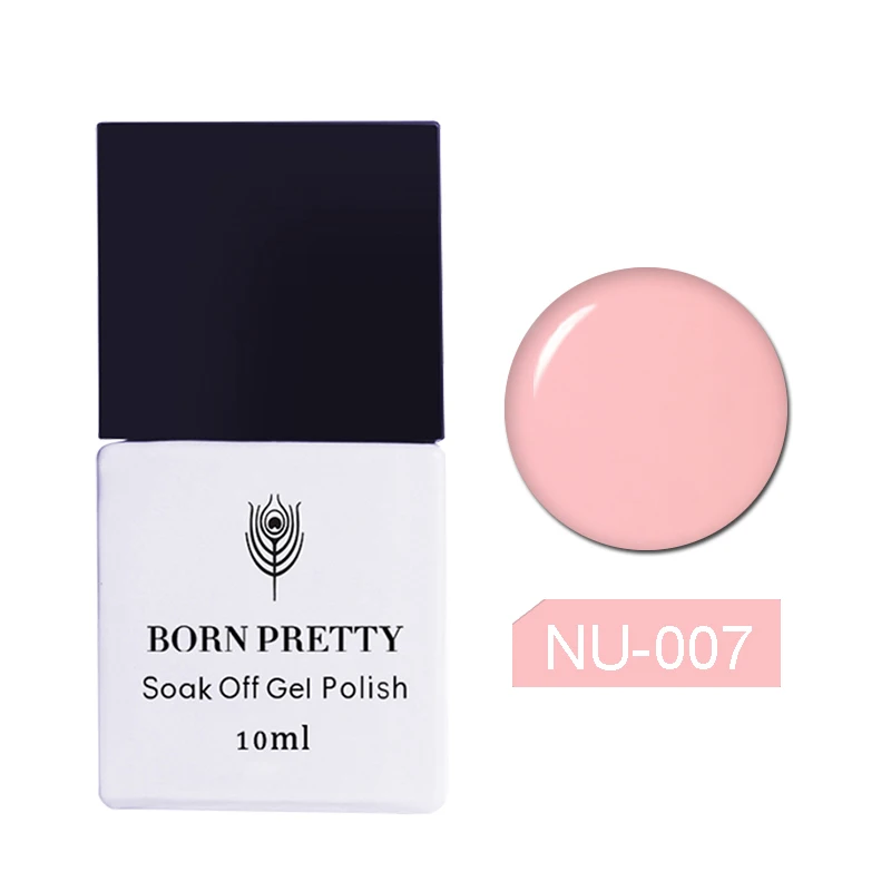 УФ-Гель-лак для ногтей BORN PRETTY 10 мл розовый/коричневый Светодиодный | Красота и