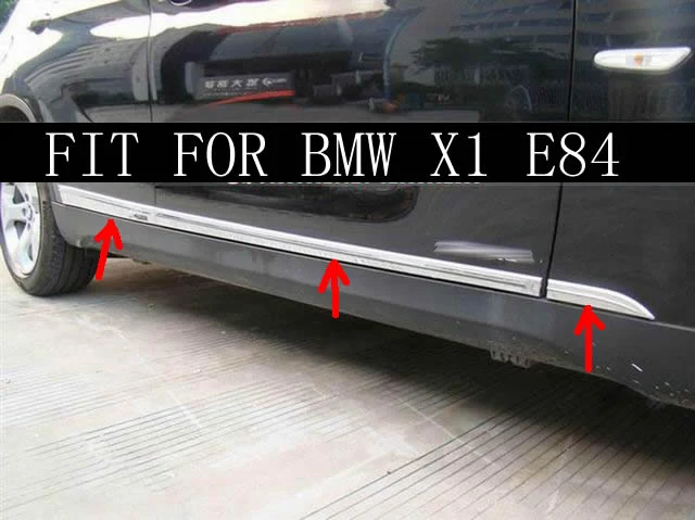 

Chrome Body Side Moulding Trim Overlay cover FOR x1 E84 2010 2011 2012