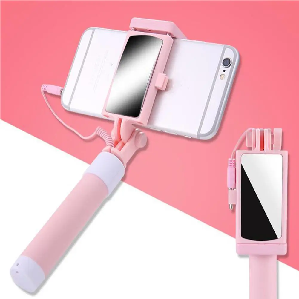 Селфи-Палка с зеркалом для iPhone 6 6S Samsung Android фронтальная/задняя камера |