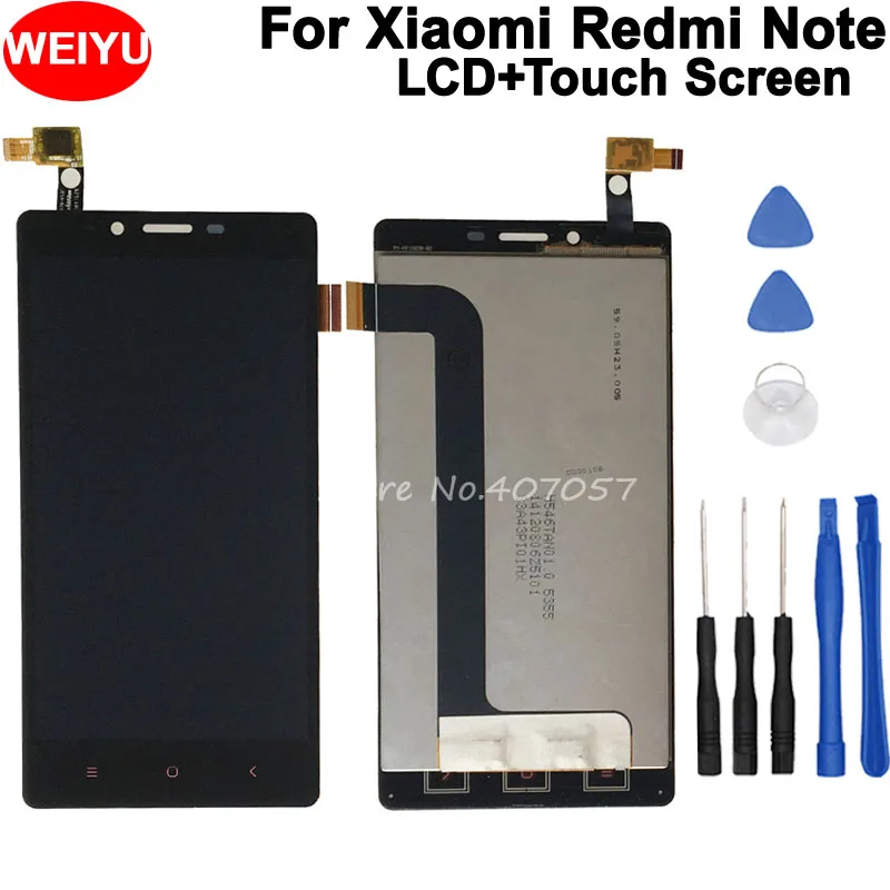 

ЖК-дисплей для Xiaomi Redmi Note + стеклянная панель сенсорного экрана, аксессуары для Xiaomi Redmi Note 4G + Инструменты