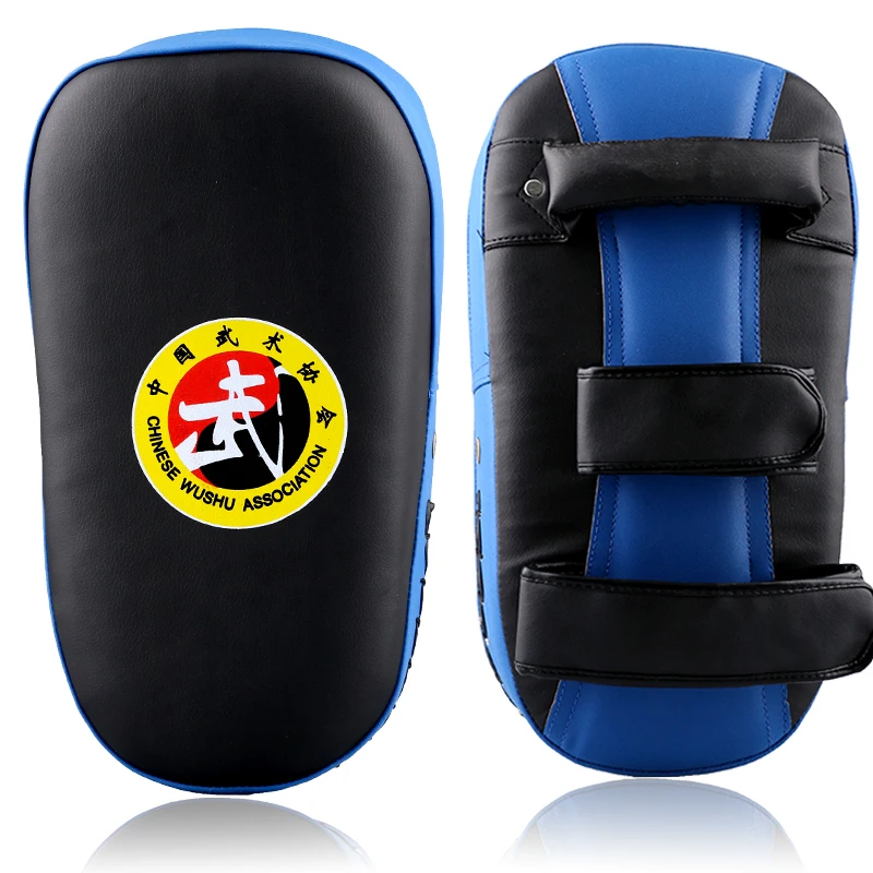 

Hot Sale MMA Muay Thai TKD Punching Curve Pads PU leather Sanda Taekwondo Kick boxing Foot Target Boxing Hand Feet Arc Target