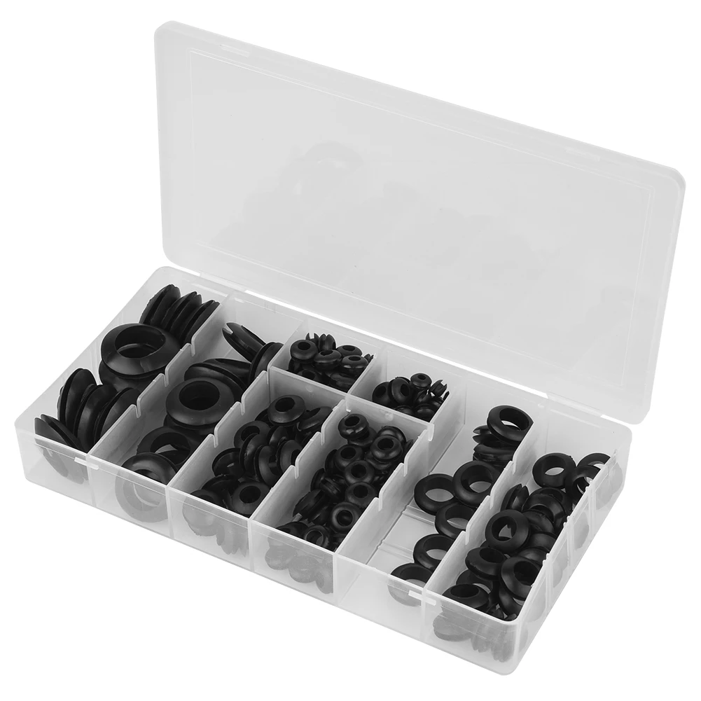 Резиновое кольцо 200 шт Черный 3/16 &quot\ 1/8&quot \ 1/4 5/16&quot 3/8 1/2&quot 5/8 3/4&quot резиновое