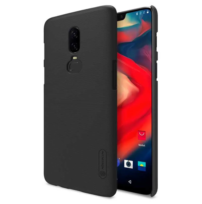 Для Oneplus 6 Nillkin synthetic fiber сотовый Чехол для телефона для Oneplus 6 твердый карбоновый ПК пластик задняя крышка TPU мягкий чехол