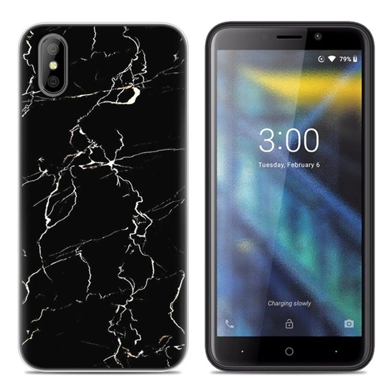 Чехол для телефона Doogee X50 модный дизайн рисунок из ТПУ мягкий милый чехол