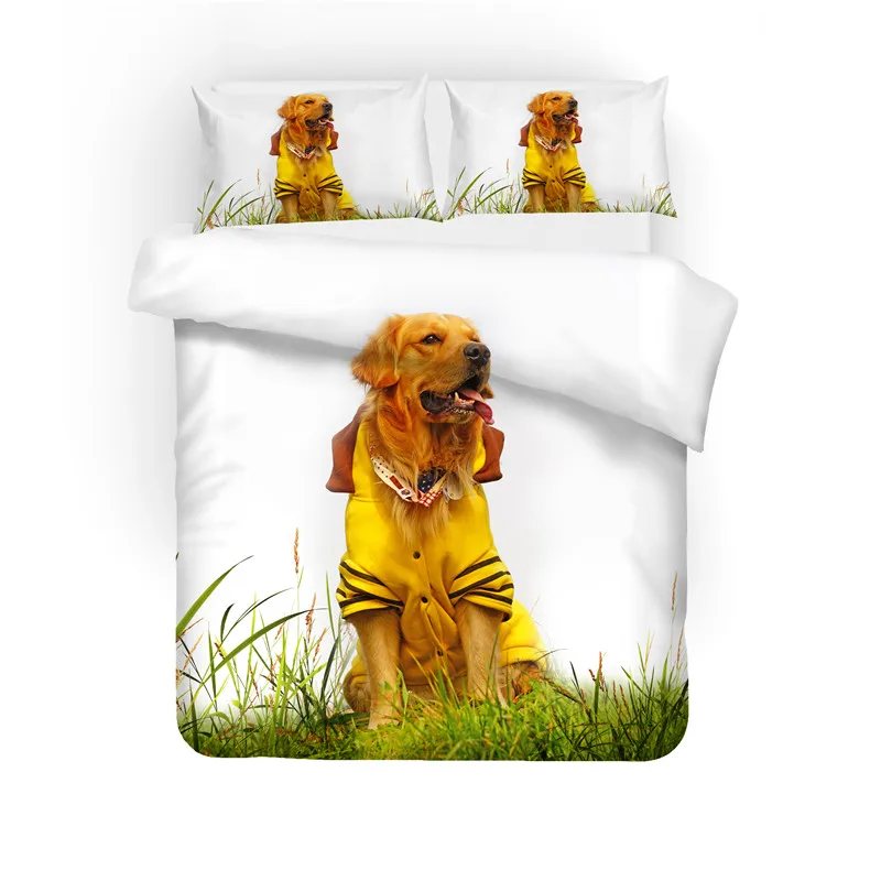 

3D print Bedding set dog Havana, American Cocker Spaniel, Golden Retriever friends' gift Duvet cover set Home Textiles.