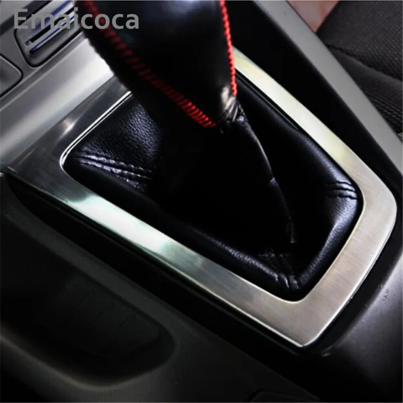 Emaicoca авто-Стайлинг Шестерни украшения Наклейка чехол для Ford Focus 3 mk3 2012- механическая коробка передач, автомобильные аксессуары