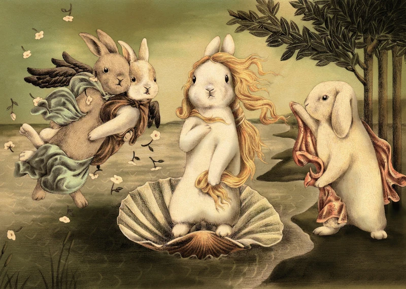 

Diy Diamond Painting Animal Rabbit Diamond Pattern Embroidery full Round Drills Cross Stitch Diamond Mosaic Painting Christmas