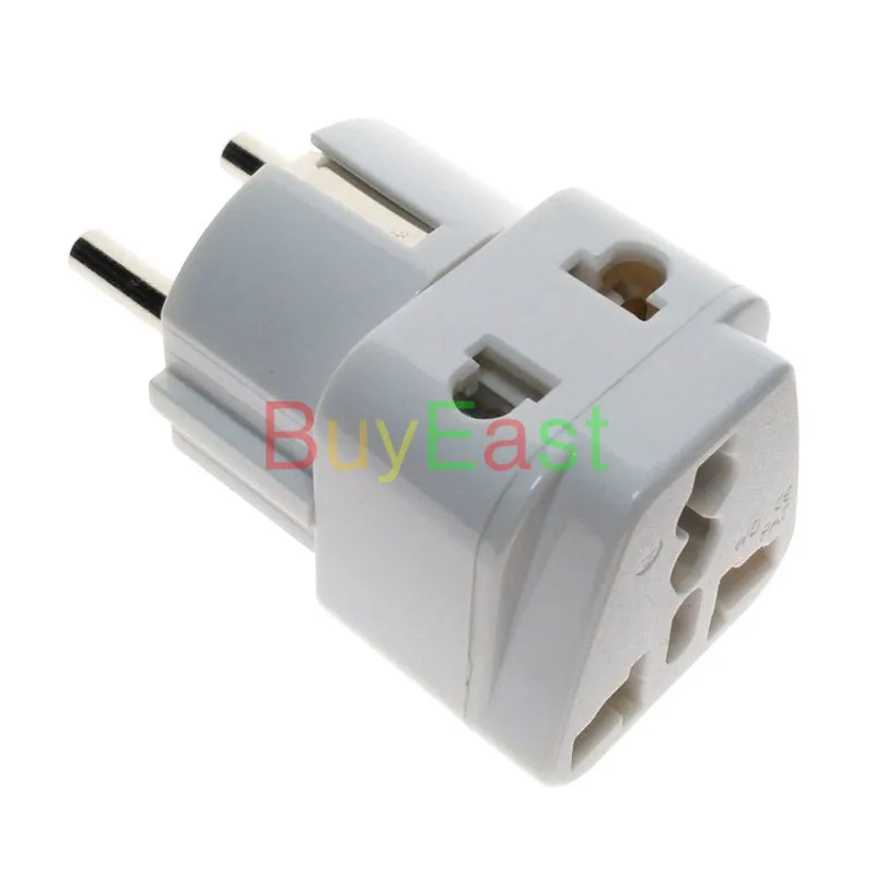 2 шт. Schuko Франция Германия Россия адаптер для путешествий выхода AC Power Plug изменить