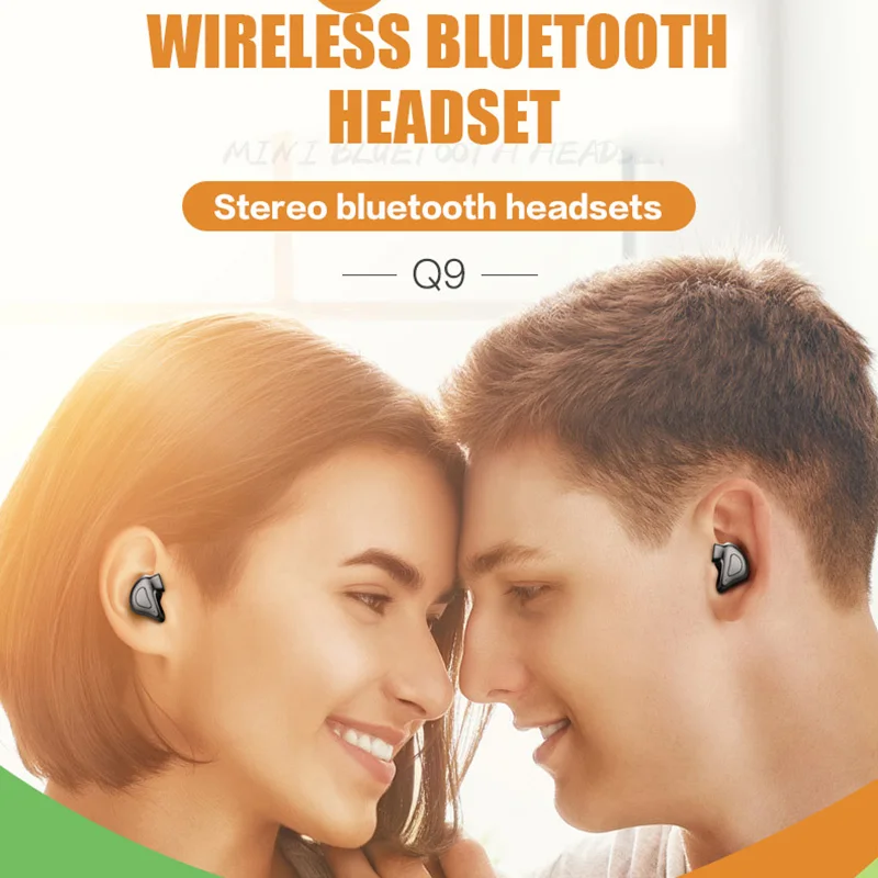 H9 Twins True Wireless Bluetooth Earphone Headphone with Mic TWS Sports Headset Mini Earbuds Earpiece Charger Box | Электроника