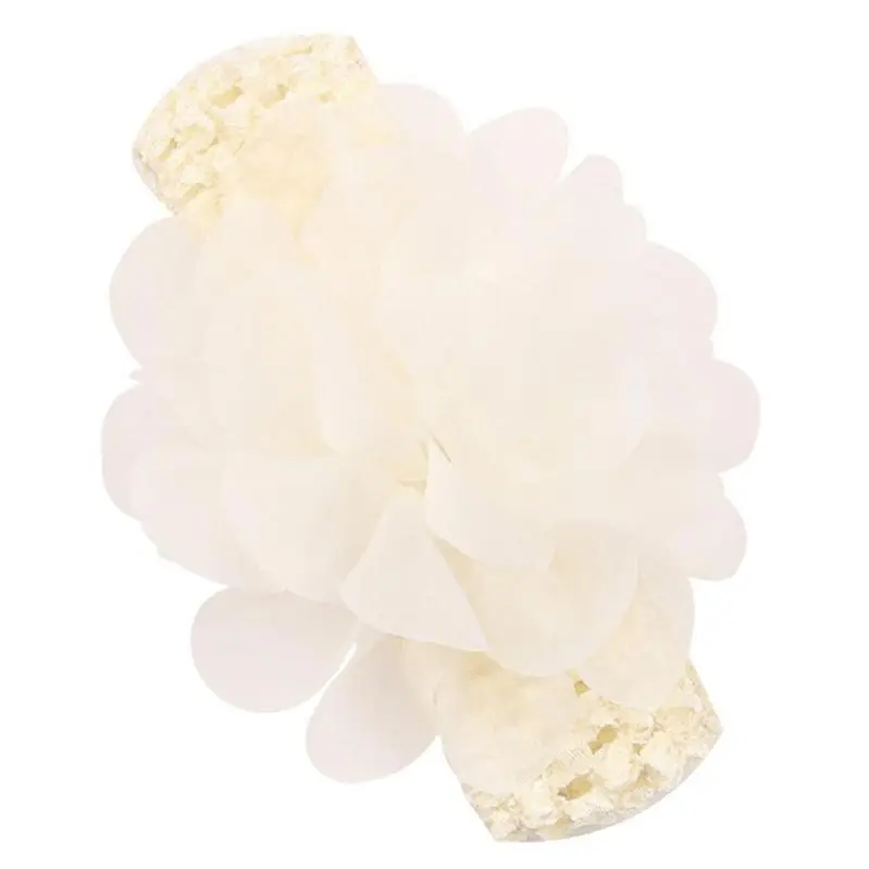 Naturalwell кружевной Шифоновый Цветок на голову повязка плетеная для волос Детские