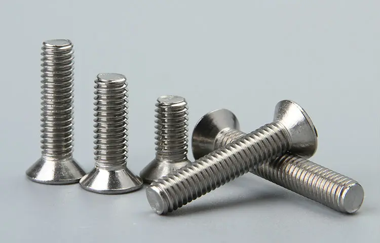 100pcs/lot M1.6/M2/M2.5/M3/M4/M5/M6*L DIN965 Stainless steel A4 Flat Head Machine Screw SUS 316 | Обустройство дома