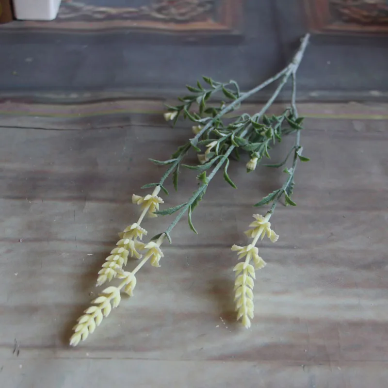 3 шт./лот искусственные растения Искусственный Букет Лаванды листья трава