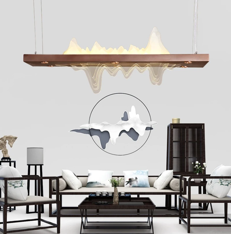 Beste Nieuwe Chinese Stijl Droplight Is Eigentijds En Gecontracteerde Eetkamer Lampen En Lantaarns