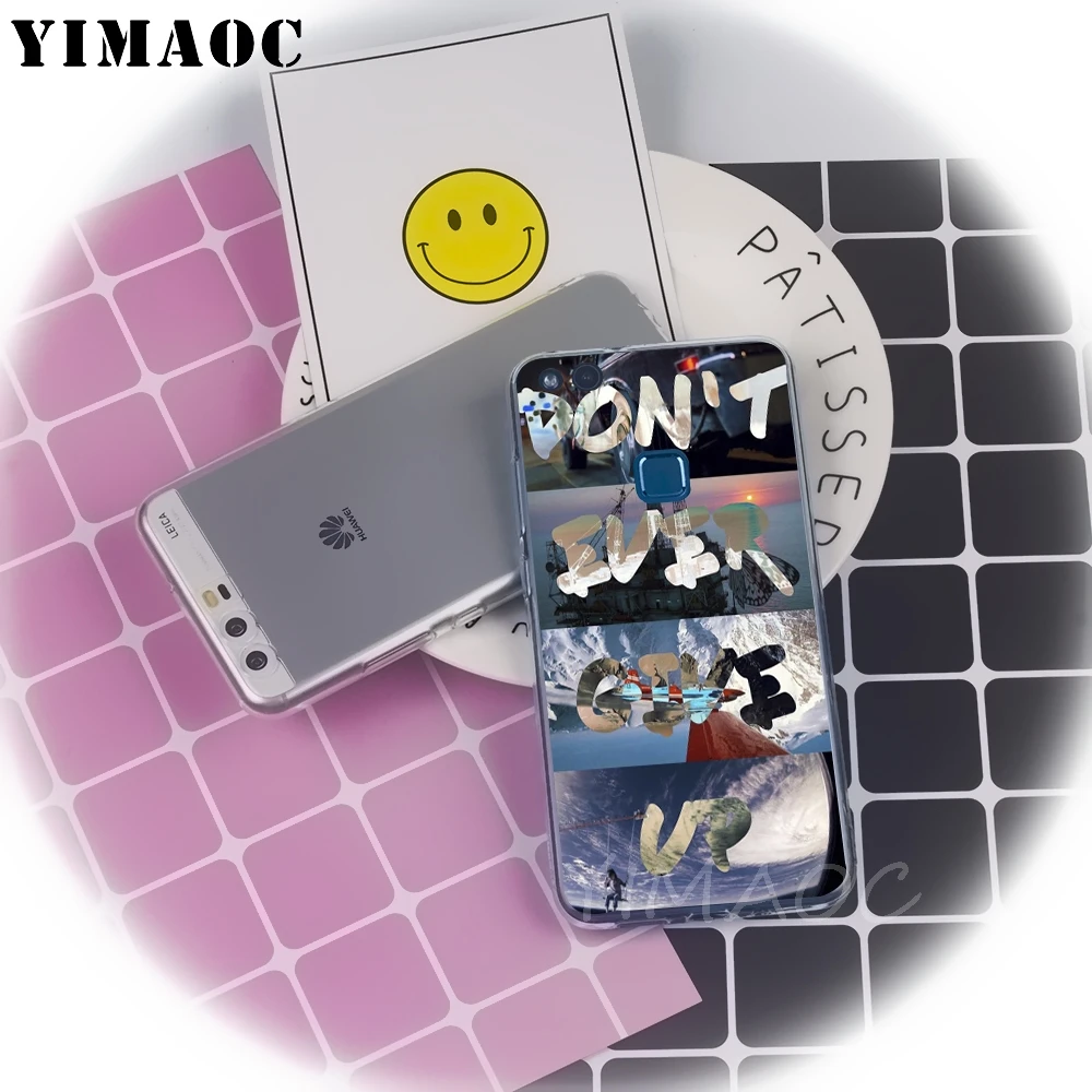 Мягкий чехол YIMAOC Coldplay из ТПУ для Huawei Honor 6A 7X 7A Pro 8C Mate 10 Note 9 Lite Y6 Y9 Y7 Prime 2018 |