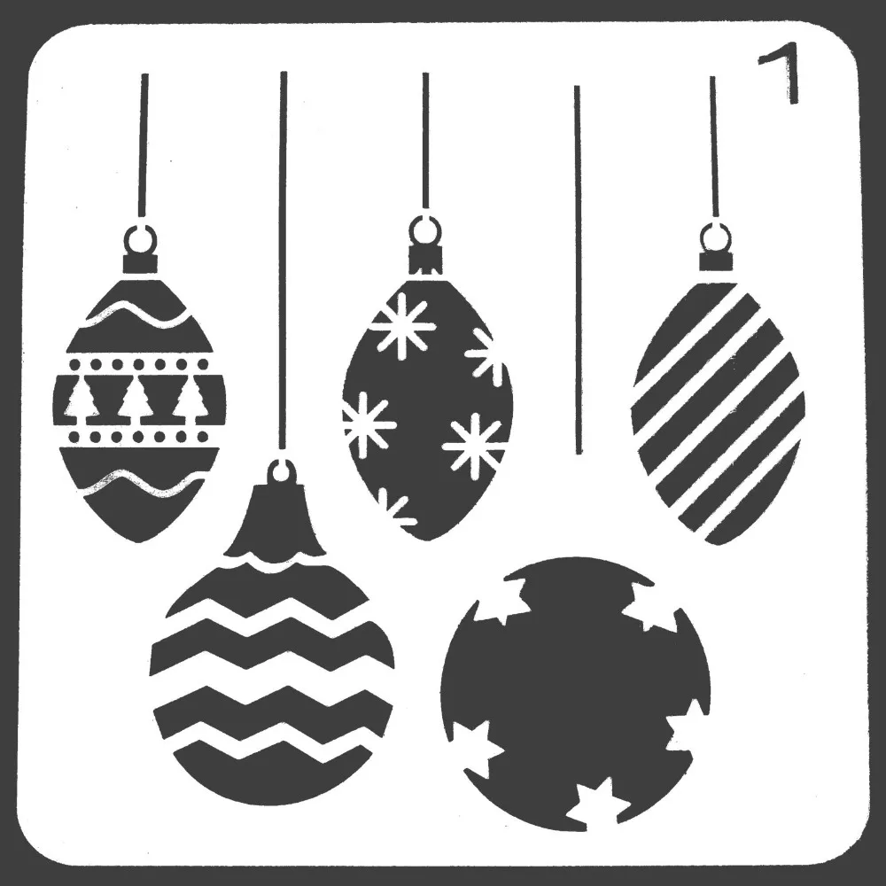 Merry Christmas Design Stencils for DIY Scrapbooking Plastic Handmade Cake Template Crafts Diary Decor Painting Spray Tool Card |