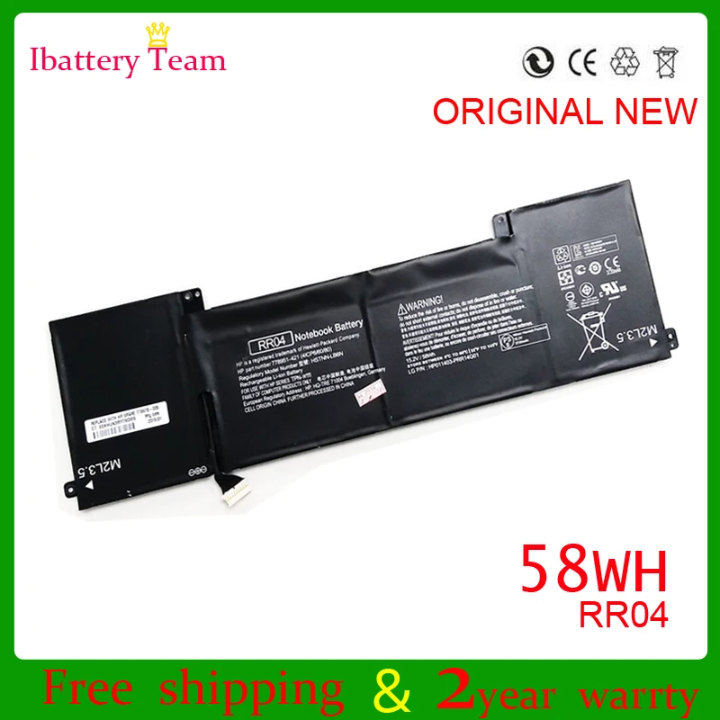 Аккумулятор RR04 для HP Omen 15 15-5014TX 15-5016TX зеркальная аккумуляторная батарея 778951-421