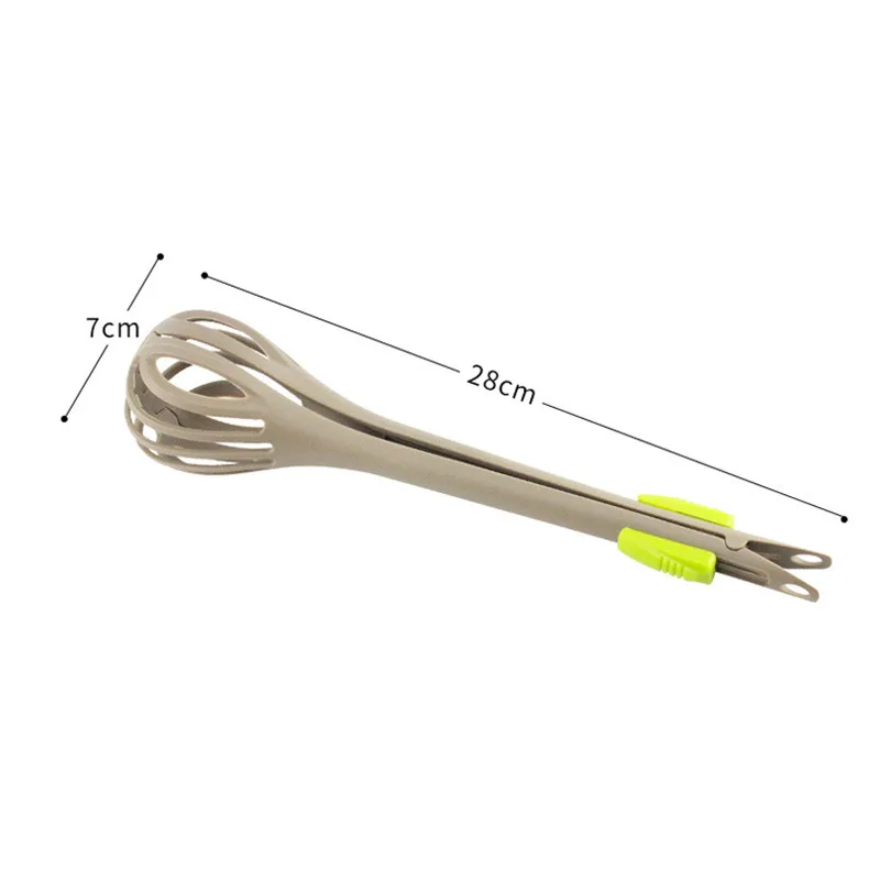 

Xmpromo Kitchen Hand Mixer Egg Beater Drink Whisk Mixer Foamer Manual Stirrer Tools Bread Clips Cake Tongs Mutifunctional