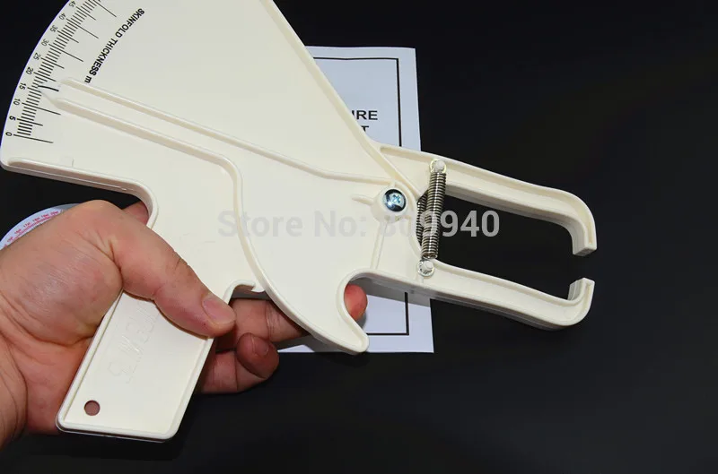 Штангенциркуль телесного жира (искусственная кожа) + Калькулятор ИМТ