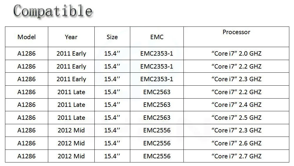 A1382 батарея для Macbook Pro 15,4 ''ноутбук A1286 батарея MC721LL/A MC723LL/A совместимый 2011-2012 год