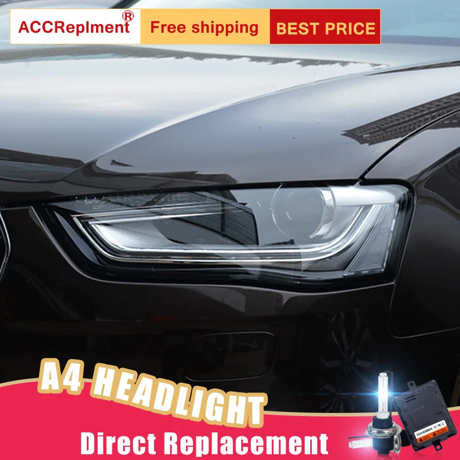 2 шт. светодиодный светодиодные фары для Audi A4 2013 2016|Фара авто в сборе| |