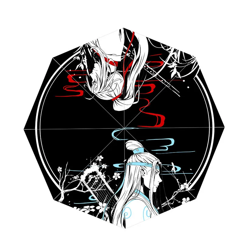 Ограниченное аниме Grandmaster of Demonic культивирование Lan Wangji Wei Wuxian BL зонт от солнца