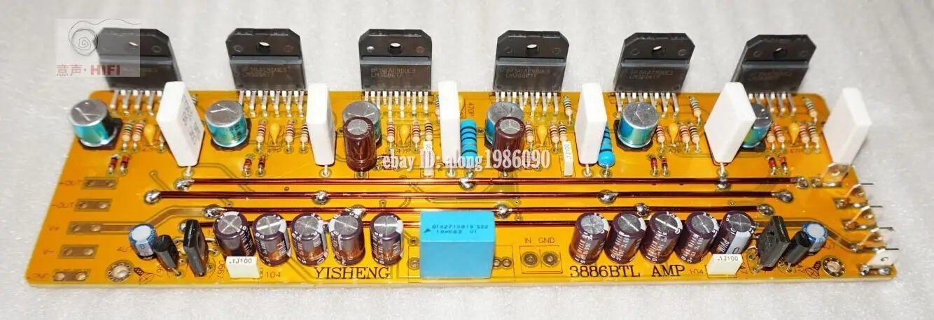 Монтажная моноблок LM3886 Плата усилителя Hi Fi основанная на усилителе мощности JEFF