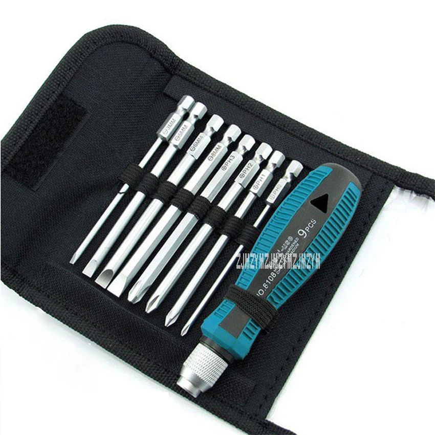 Набор отверток 9 шт. инструмент для кошельков прецизионных открывающихся