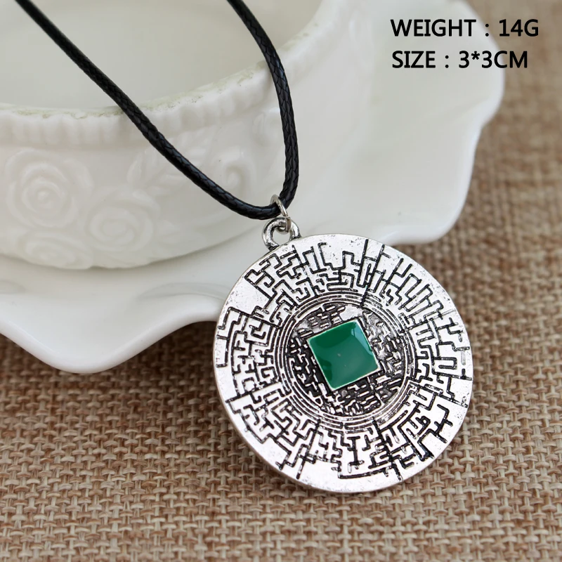 Adventure Movie New Style The Maze Runner Pendants Thomas Retro Rope Leather Necklace Vintage Round Women Men Statement | Украшения и