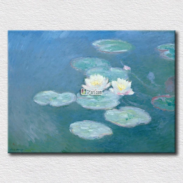 Monet водный рисунок с лилиями для украшения гостиной Высокое качество Искусство